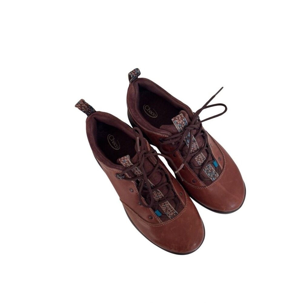 NWOT Chacos Womens Tarvia Low Brown Leather Oxfords Lace Up Casual Size 10